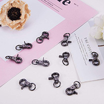 16 Pairs Magnetic Necklace Bracelet Clasps Magnet Converter Jewelry Clasps  Extenders Locking Clasps for Bracelet Necklace Making (White) 