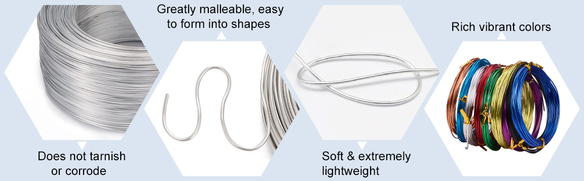 Shop BENECREAT 20 Gauge 0.8mm Aluminum Craft Wire for Jewelry