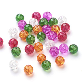 Crackle Glass Beads
