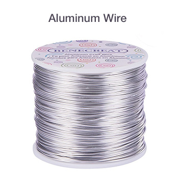 NBEADS Wire 8M/Roll 0.8mm Silver Plated Copper Beading Metal Wire for Jewelry Crafts Stringing Model Making Gardening Wrapping 